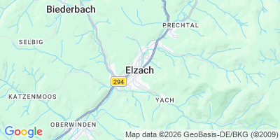 Karte Elzach