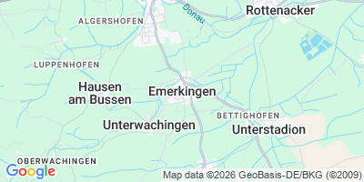 Karte Emerkingen