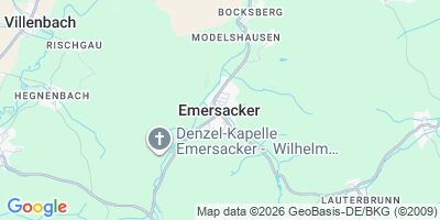 Karte Emersacker