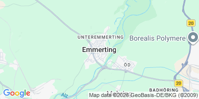 Karte Emmerting