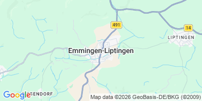 Karte Emmingen-Liptingen