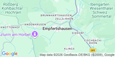 Karte Empfertshausen