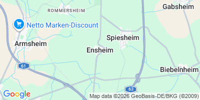 Karte Ensheim