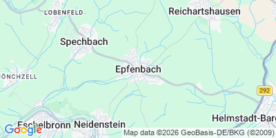 Karte Epfenbach