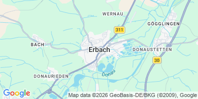 Karte Erbach
