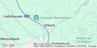 Karte Erbach