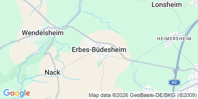 Karte Erbes-Büdesheim