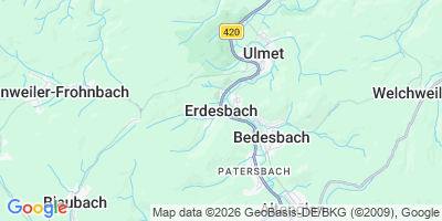 Karte Erdesbach
