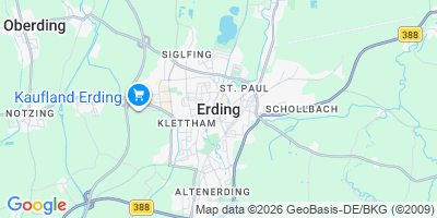 Karte Erding