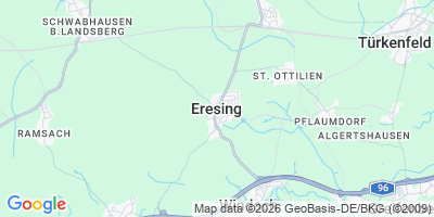 Karte Eresing