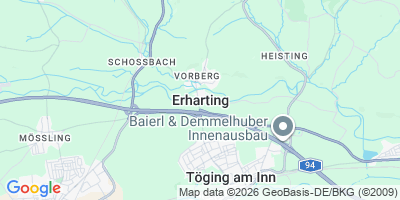 Karte Erharting