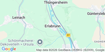Karte Erlabrunn
