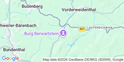 Karte Erlenbach bei Dahn
