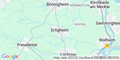 Karte Erligheim