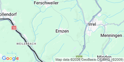 Karte Ernzen