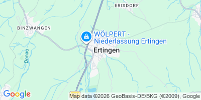 Karte Ertingen