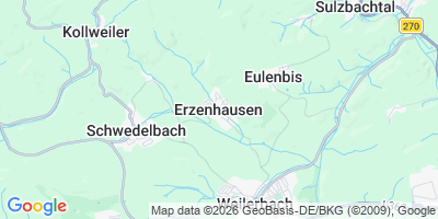 Karte Erzenhausen