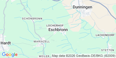 Karte Eschbronn