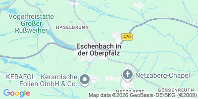 Karte Eschenbach i.d.OPf.