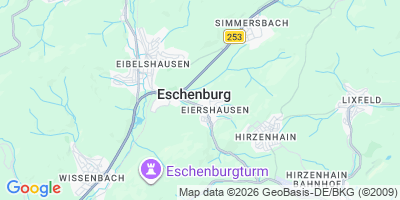 Karte Eschenburg