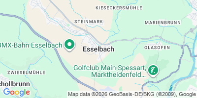 Karte Esselbach