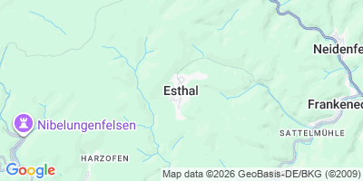 Karte Esthal