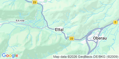 Karte Ettal