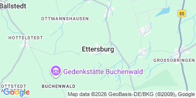 Karte Ettersburg