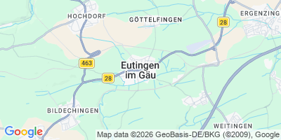 Karte Eutingen im Gäu