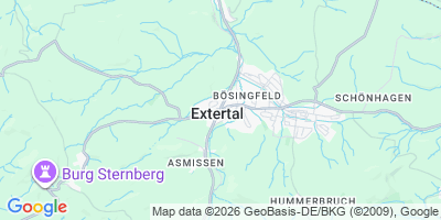 Karte Extertal