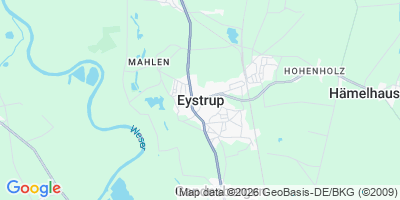 Karte Eystrup