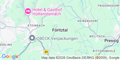Karte Föritztal