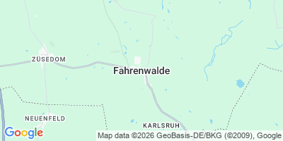 Karte Fahrenwalde