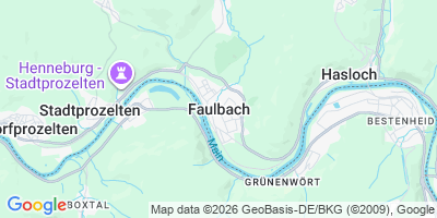 Karte Faulbach