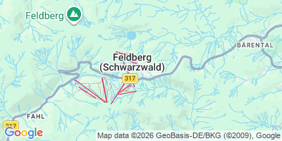 Karte Feldberg (Schwarzwald)