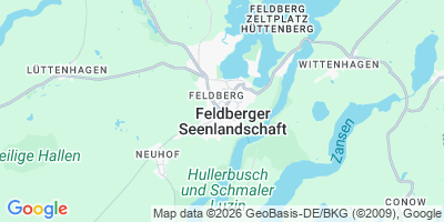 Karte Feldberger Seenlandschaft