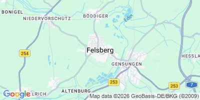 Karte Felsberg