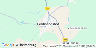 Karte Ferdinandshof