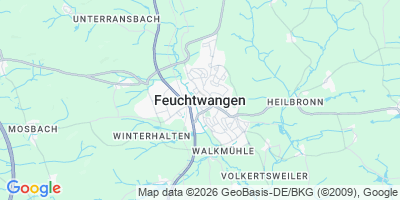 Karte Feuchtwangen