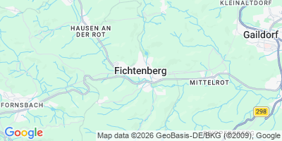 Karte Fichtenberg