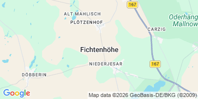 Karte Fichtenhöhe
