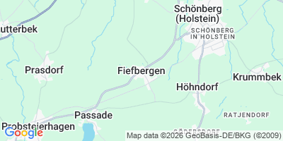 Karte Fiefbergen