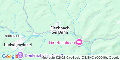 Karte Fischbach bei Dahn