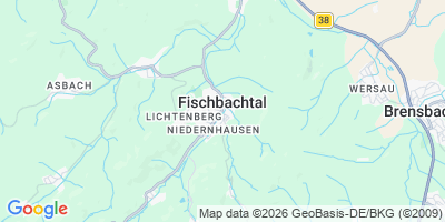Karte Fischbachtal