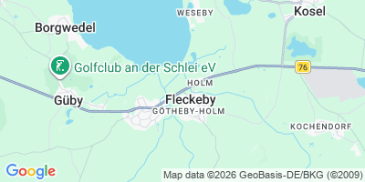 Karte Fleckeby
