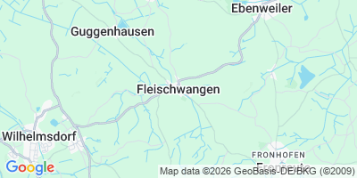 Karte Fleischwangen