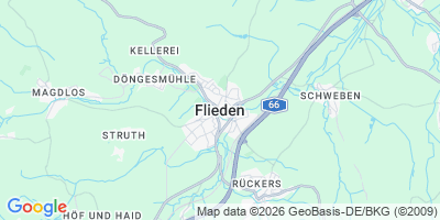 Karte Flieden