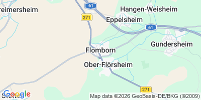 Karte Flomborn