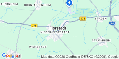 Karte Florstadt