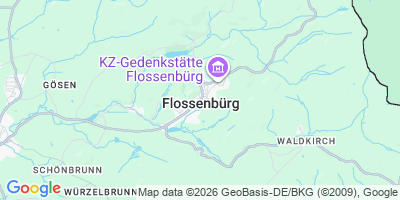 Karte Flossenbürg